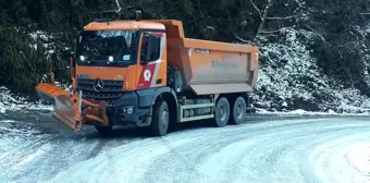 Samsun'da Karla Mücadele Çalışmaları Devam Ediyor