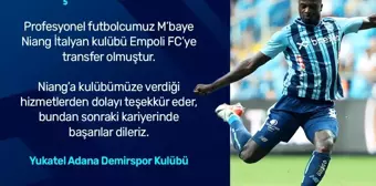 Adana Demirspor, M'Baye Niang ile yollarını ayırdı