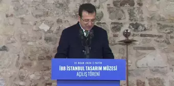 İstanbul Tasarım Müzesi Açılışında Konuşan İmamoğlu: '5 Yıl Daha Bu Onurlu Göreve Talibiz ve Bu Görevi Yerine Getirmek İçin Hazırız'