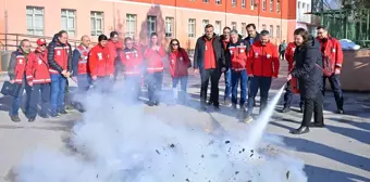 MEB Arama Kurtarma Birimi (AKUB) Üyesi Öğretmenler Afetlere Karşı Eğitim Alıyor