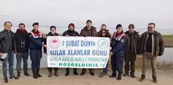 Gala Gölü Milli Parkı'nda Kuş Gözlemi Yapıldı