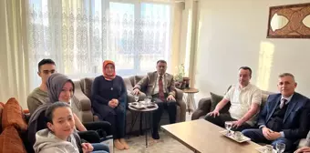 Kütahya Valisi Musa Işın, yangın yaralısını ziyaret etti