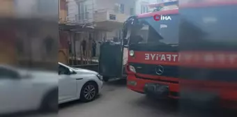 Burdur'da elektrikli battaniye yangına neden oldu