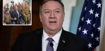 Eski ABD Dışişleri Bakanı Pompeo, Gazze'de İsrail askerleriyle dans etti