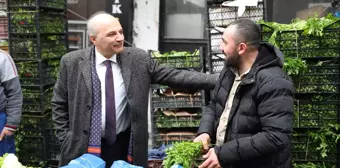 Saadet Partisi İstanbul Büyükşehir Belediye Başkan Adayı Birol Aydın Bahçelievler'de Esnaf Ziyaretinde Bulundu