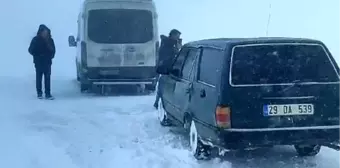 Erzurum-Tekman karayolunda mahsur kalan sürücüler kurtarıldı