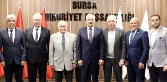 Bursaspor Başkanı Sinan Bür ve yönetimi Bursa Cumhuriyet Başsavcısı'nı ziyaret etti