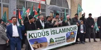 Şırnak'ta İsrail'in Gazze'ye yönelik saldırıları protesto edildi