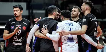 Halkbank, Bigadiç Belediyespor'u 3-0 mağlup etti