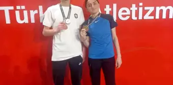 Karslı Atletler U18 Türkiye Atletizm Salon Şampiyonası'nda Madalyaları Topladı