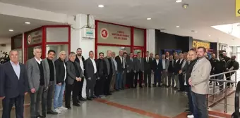 Muharrem Tutuş, Türkiye Muhtarlar Derneği Kocaeli Şubesi Başkanı Mustafa Ersoy'u ziyaret etti