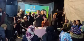 AK Parti Karabük Belediye Başkan Adayı Özkan Çetinkaya Mahalle Ziyaretlerine Devam Ediyor