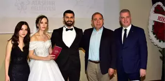 Ataşehir Nikah Dairesi'nde Nazmiye-Selahattin Demir çifti evlendi