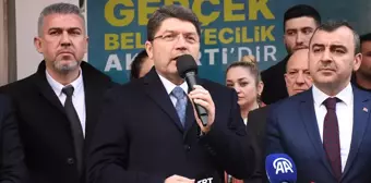 Adalet Bakanı Yılmaz Tunç, Türkiye'nin kalkınması ve enerjide bağımsızlığı için çalıştıklarını söyledi