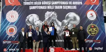 DEPSAŞ Enerji Spor Kulübü, Türkiye Bilek Güreşi Şampiyonası'nda 13 madalya kazandı