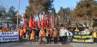 '57. Alay Tarihine Yürüyor' ekibi Gelibolu'ya geldi