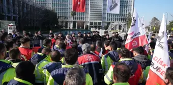 İstanbul Enerji A.Ş. İşçileri Maaş Zammı Taleplerini Protesto Etti