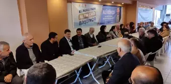 AK Parti Antalya Milletvekili Kemal Çelik Elmalı'da ziyaretlerde bulundu