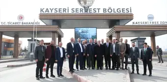 Kayseri Serbest Bölge'de Fabrikalar Gezildi