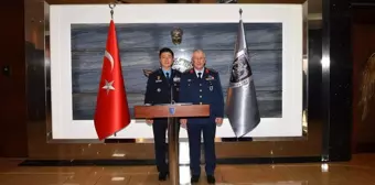 Hava Kuvvetleri Komutanı Orgeneral Ziya Cemal Kadıoğlu, Kore Cumhuriyeti Hava Kuvvetleri Komutanı Orgeneral Lee Youngsu ile bir araya geldi