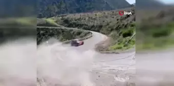 Ege Rallisi'nde ünlü pilot kaza yaptı