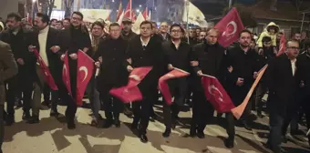 Uşak'ta AK Parti İl Başkanlığı tarafından 'Büyük Yürüyüş' düzenlendi