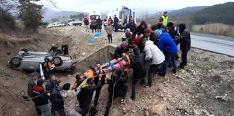 Bolu'da Tepetaklak Olan Otomobil Kazasında 2 Kişi Hayatını Kaybetti