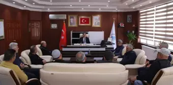 Şarkışla Belediye Başkanı Ahmet Turgay Oğuz'a veda ve teşekkür ziyareti