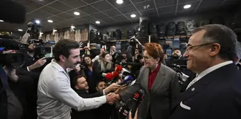 Meral Akşener Gölbaşı'nda esnaf ziyaretleri gerçekleştirdi