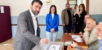 AK Parti Karabük Milletvekili Cem Şahin, Mahalli İdareler Genel Seçimleri için oyunu verdi