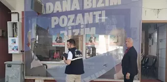 CHP Pozantı İlçe Başkanlığı binasının camları kırıldı