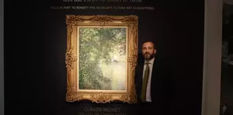 Claude Monet'in 'Limetz'in Değirmeni' Eseri Paris'te Sergileniyor