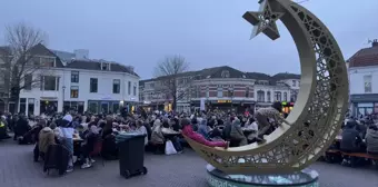 Hollanda Diyanet Vakfı'na bağlı Ulu Cami Vakfı, 1500 kişilik sokak iftarı düzenledi