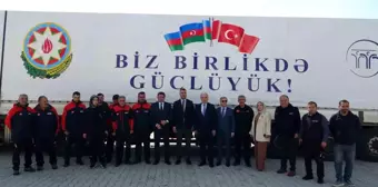 Azerbaycan Diaspora Destek Fonu, Türkiye'deki deprem bölgelerine yardım gönderiyor