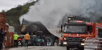 Trabzon'da bir iş yerinde çıkan yangın hasara yol açtı