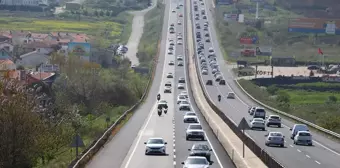 Ramazan Bayramı Tatilcileri Tekirdağ-İstanbul Yolunda Trafik Yoğunluğu Yaşadı