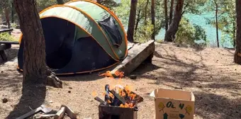 Amasya'da çadırda mangal yakan çiftin faciası