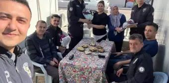 Engelli çocuğuyla yaşayan kadından polislere sürpriz