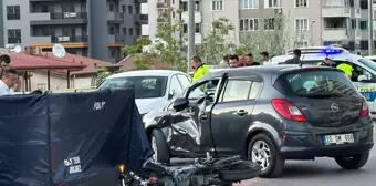 Denizli'de motosiklet kazasında bir kişi hayatını kaybetti