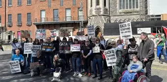 Dublin'de Filistin'e Destek Gösterisi