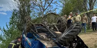 Ordu'da tarım aracı devrildi, 1 kişi hayatını kaybetti