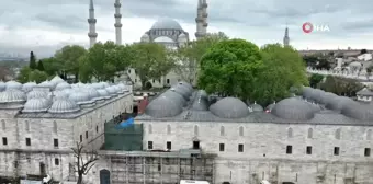 Süleymaniye Külliyesi'nde Darüşşifa bölümünün restorasyonunda sona gelindi