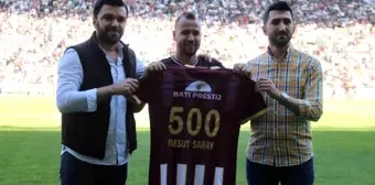 Elazığspor Kaptanı Mesut Saray, kariyerinin 500. maçına çıktı