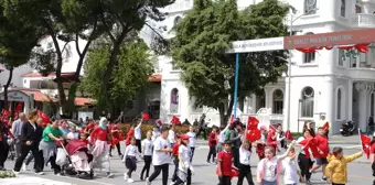 Muğla'da 23 Nisan Ulusal Egemenlik ve Çocuk Bayramı Kortej Yürüyüşü