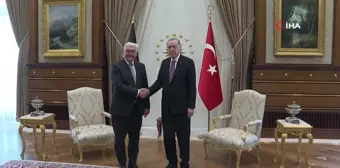 Cumhurbaşkanı Erdoğan, Almanya Cumhurbaşkanı Steinmeier ile görüştü