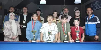 Yozgat'ta düzenlenen 8 Top Bilardo İl Şampiyonası sona erdi