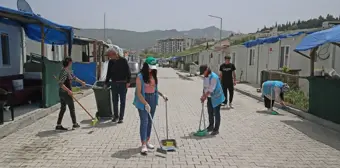 Depremzedeler Konteyner Kentleri Güzelleştiriyor ve Gelir Elde Ediyor