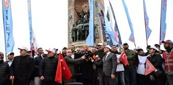 İstanbul'da 1 Mayıs Emek ve Dayanışma Günü'nde İsrail saldırıları protesto edildi