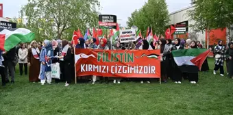 ÇAKÜ Öğrencileri Filistin'e Destek İçin Oturma Eylemi Yaptı