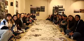 Düzce Üniversitesi'nde sanat projesi sergisi ve workshop düzenlendi